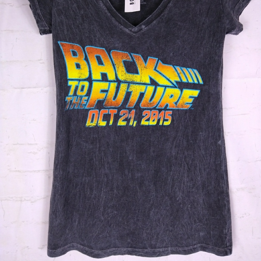 Back To The Future Sz Med Graphic tee Burn Out - Picture 4 of 6